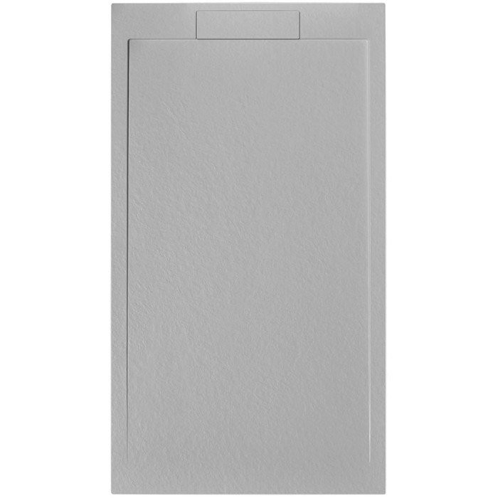 Piatto doccia grigio t.b.t. in materiale robusto per bagni moderni.