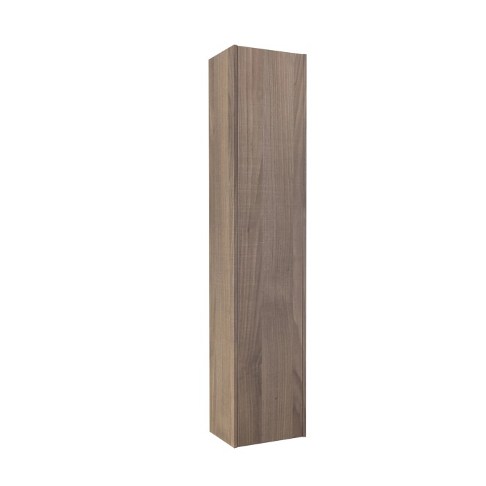 Mobile bagno t.b.t. effetto legno, alto e stretto.