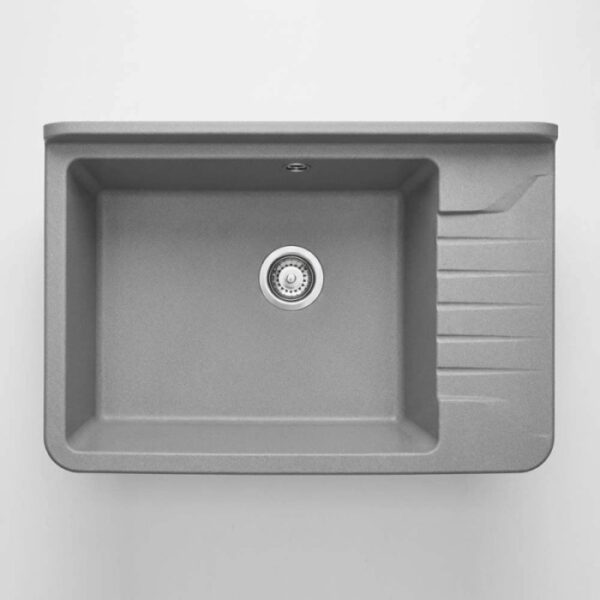 Lavello servizio 1 vasca a parete Idrostile 350x252 mm Grigio