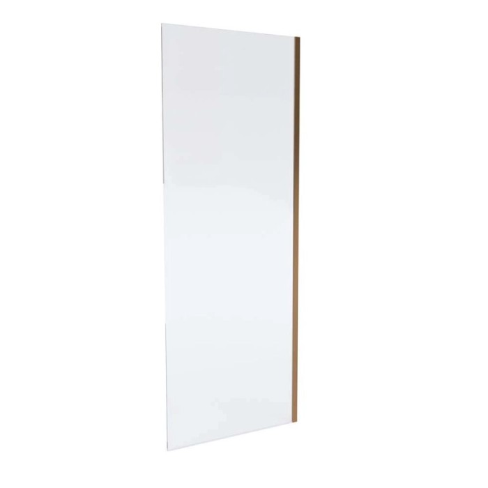 Porta doccia lato fisso Slim 87,5-89 cm oro rosa