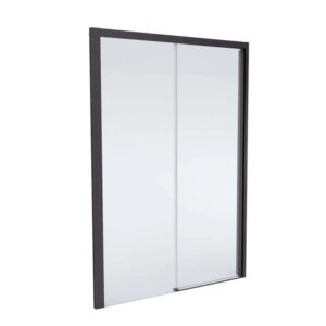 Porta doccia scorrevole Elite 126,5-130,5x200 cm metallo