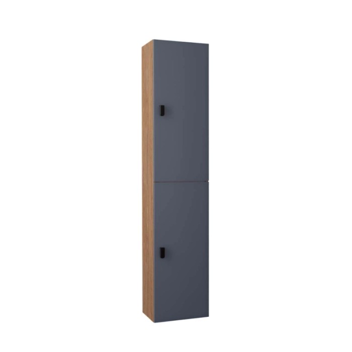 Mobile bagno Colonna sospesa reversibile 2 ante 34x162x25 cm assortito