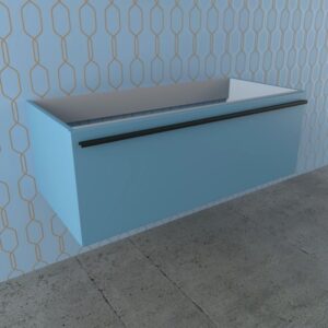 Lavabo blu della categoria mobili bagno.
