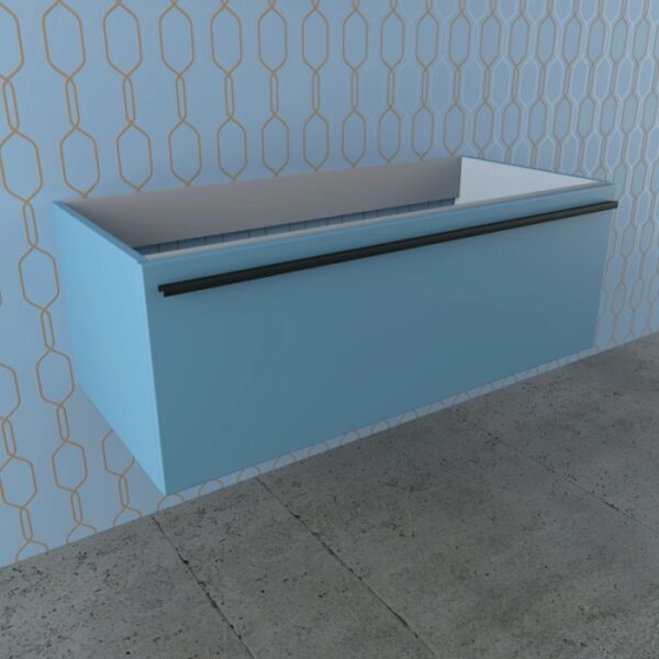 Lavabo blu della categoria mobili bagno.