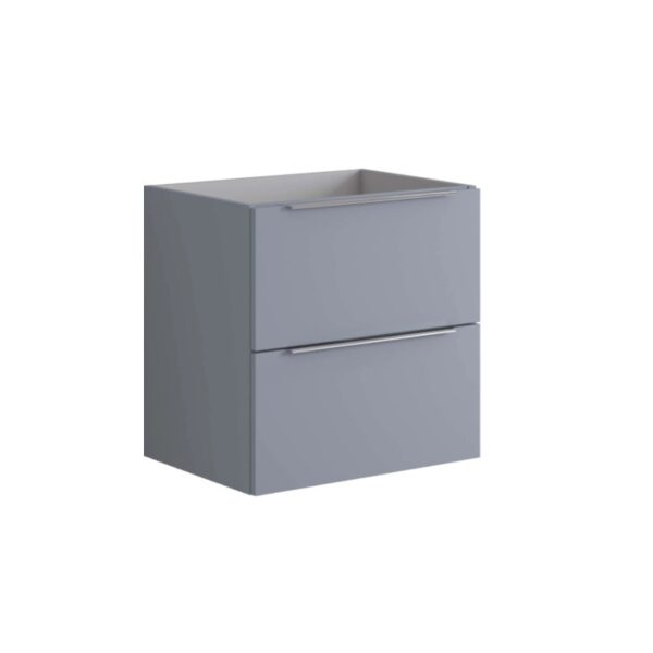 Mobile bagno base lavabo Bali 60 cm 2 cassetti Indaco Opaco