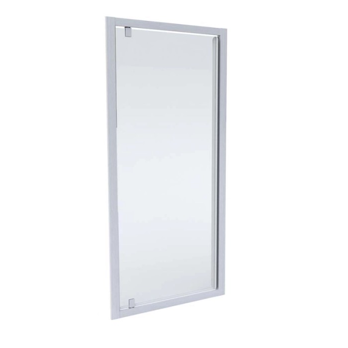 Porta doccia Pivot Elite 86-90x200 cm nichel spazzolato