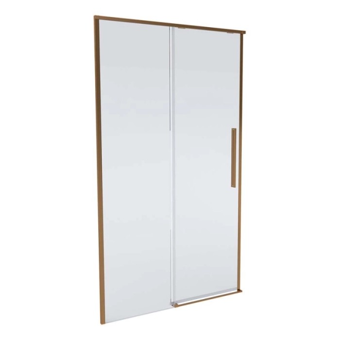 Porta doccia scorrevole Slim 168-170x200 cm oro rosa