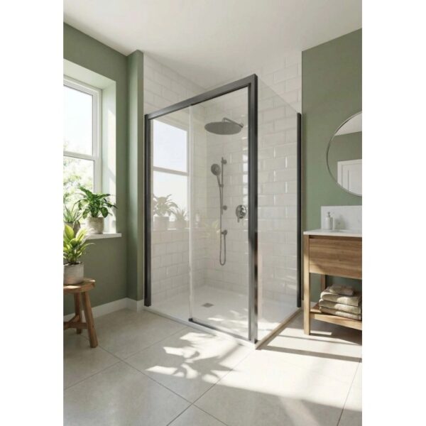 Porta doccia lato fisso Elite 73-75x200 cm canna di fucile