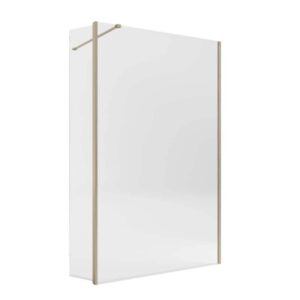 Aletta girevole doccia Walk-in Orion 30cm profilo oro rosa