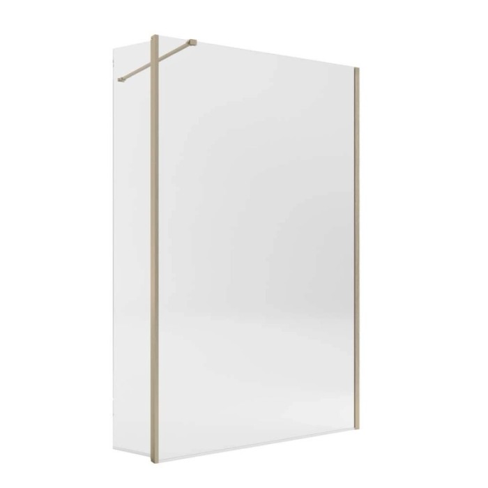 Aletta girevole doccia Walk-in Orion 30cm profilo oro rosa