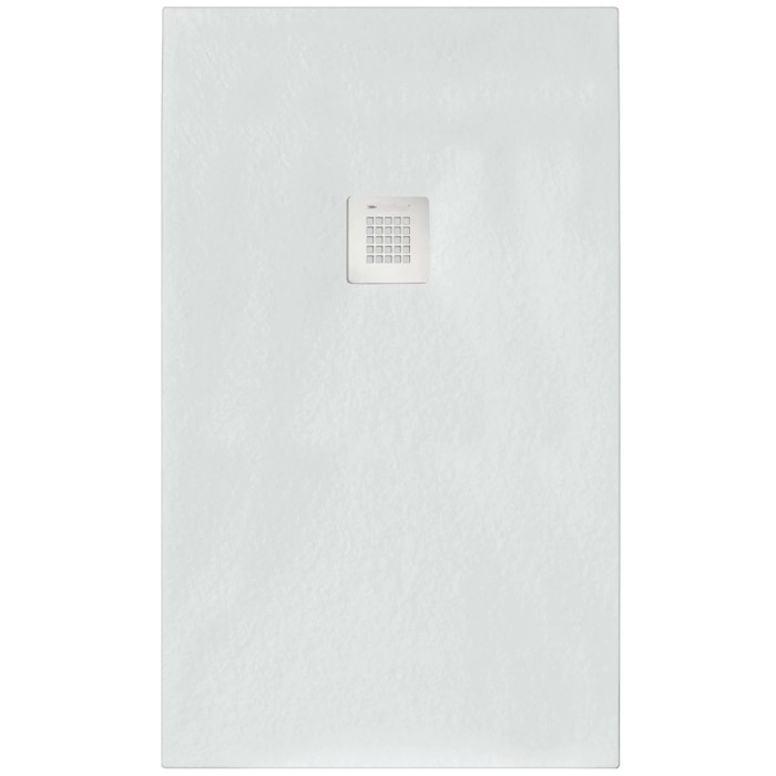 Piatto doccia t.b.t. bianco con scarico quadrato