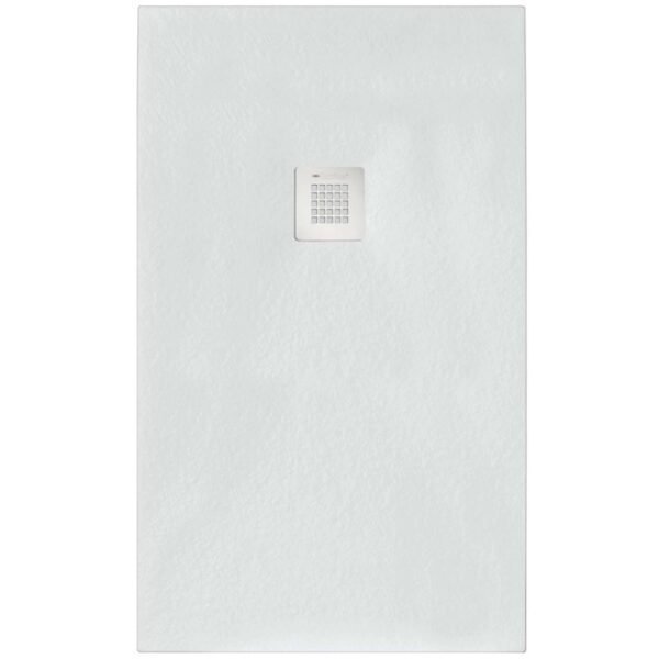 Piatto doccia t.b.t. bianco con scarico quadrato