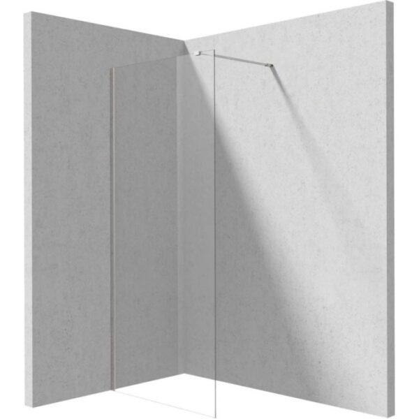 Parete doccia a scomparsa Idrostile 1000x1950 mm cromo