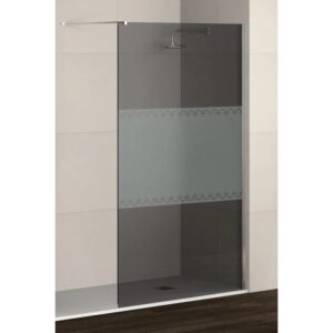 t.b.t. Box doccia walk-in con fascia decorativa, vetro