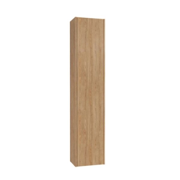 Mobile bagno colonna sospesa 1 anta apertura push honey 34x162x25 cm