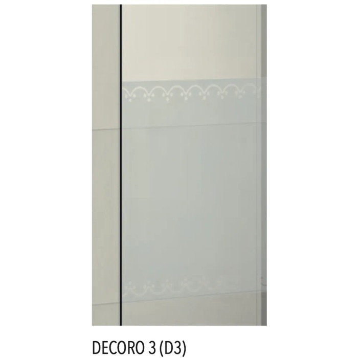 Dettaglio: Box doccia walk-in t.b.t. con decoro