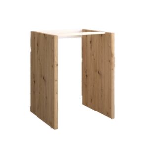 t.b.t. Mobile sottolavabo effetto legno e bianco per arredo bagno.