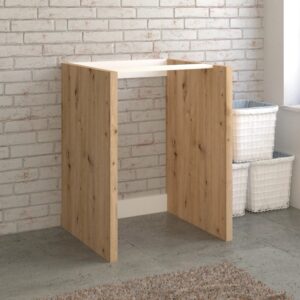 t.b.t. Mobile bagno in legno per lavabo.