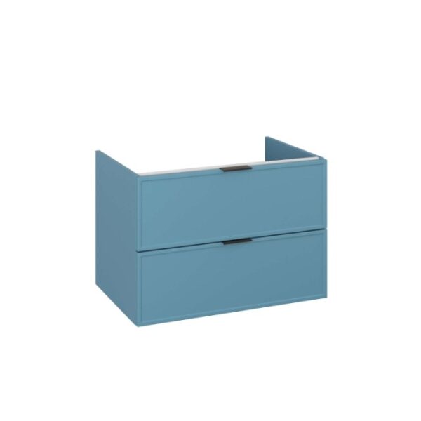 Mobile bagno t.b.t. blu con due cassetti.
