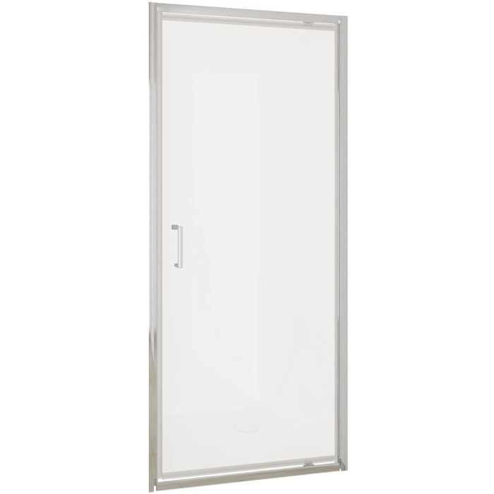 Parete doccia t.b.t. con maniglia, box doccia in vetro trasparente per doccia senza barriere.