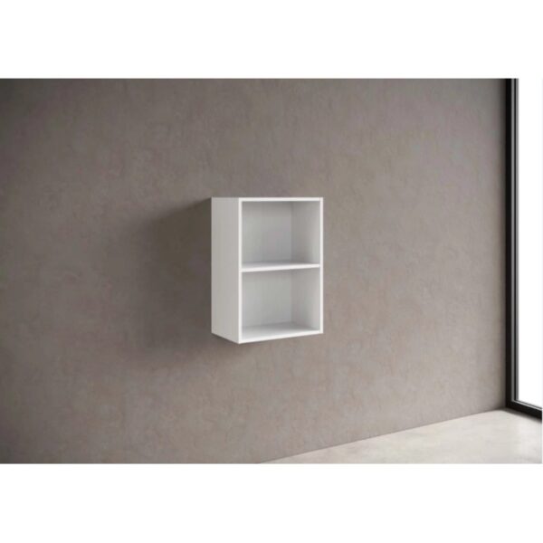Mobile bagno sospeso t.b.t. bianco con due scomparti.
