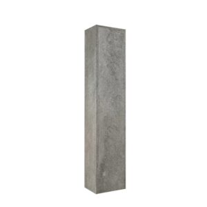 Elemento grigio alto per mobile bagno Arredo. Design semplice.