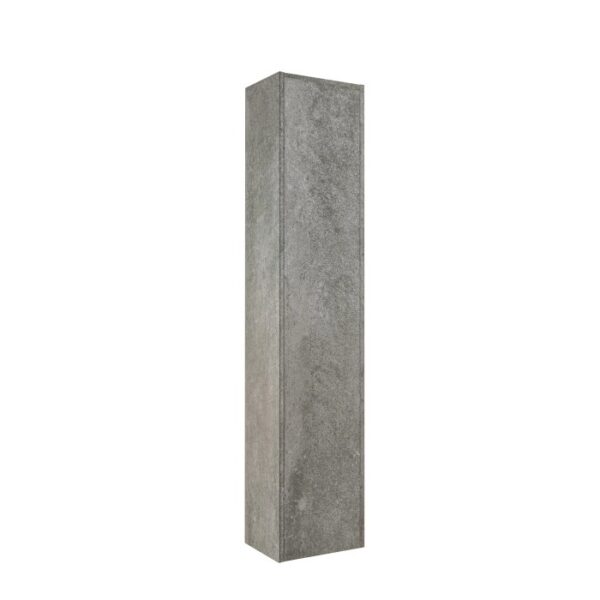Elemento grigio alto per mobile bagno Arredo. Design semplice.