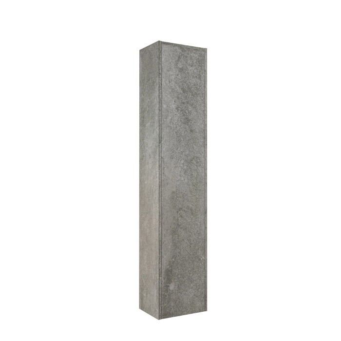 Elemento grigio alto per mobile bagno Arredo. Design semplice.